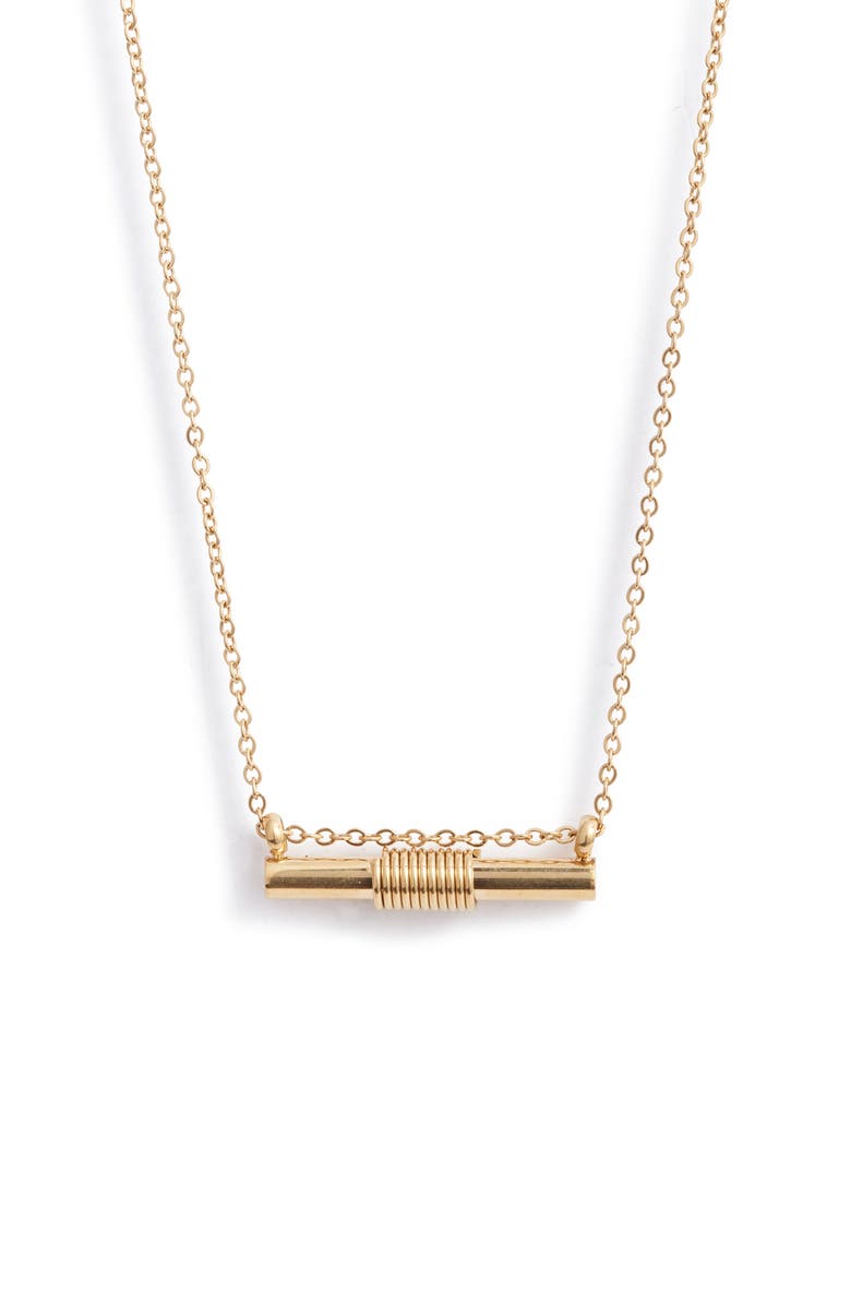 Wrapped Bar Necklace | More Colors Available