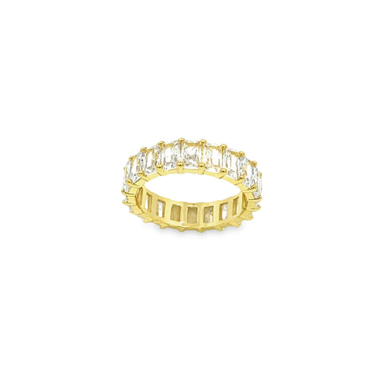 Baguette CZ Stones Ring (D55)