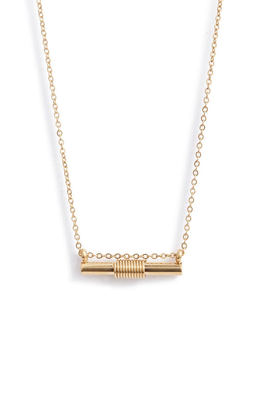 Wrapped Bar Necklace | More Colors Available